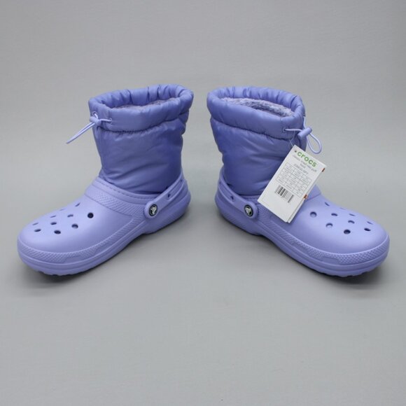 Crocs Ladies 10 Classic Lined Neo Puff Digital Violet Winter Boots - 206630-5PY - Picture 11 of 11